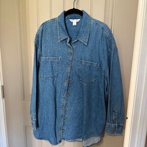 Old Navy Boyfriend Shirt, XL NWT